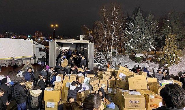 Çankaya Belediyesi'nden Deprem Bölgelerine İnsani Yardım