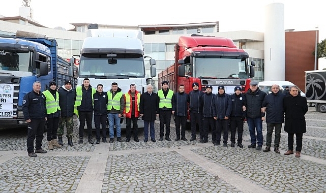 Burhaniye'den Deprem Bölgesine Yardımlar Devam Ediyor