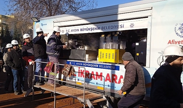 Aydın Büyükşehir Beleidyesi'ne Ait Mobil Aşevi Adıyaman'da