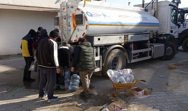 Hatay'da şebekeye su verildi