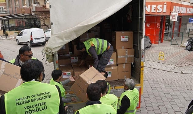 Kardeş Pakistan'dan Keçiören Belediyesi Yardım Merkezine Destek