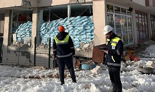 Nevşehir Belediyesi'nden Deprem Bölgesindeki Hasar Tespiti Çalışmalarına Destek