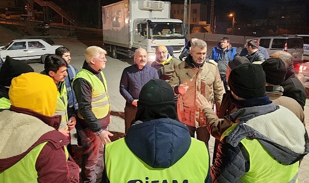 Gölcük Belediyesi Hatay'da Hijyeni Elden Bırakmıyor