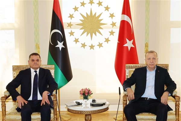 Cumhurbaşkanı Erdoğan, Libya Başbakanı Dibeybe’yi kabul etti