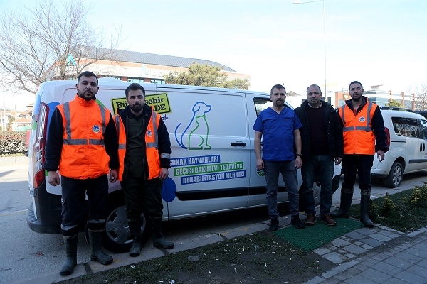 Sakarya Büyükşehir Belediyesi veteriner ekibi Antakya