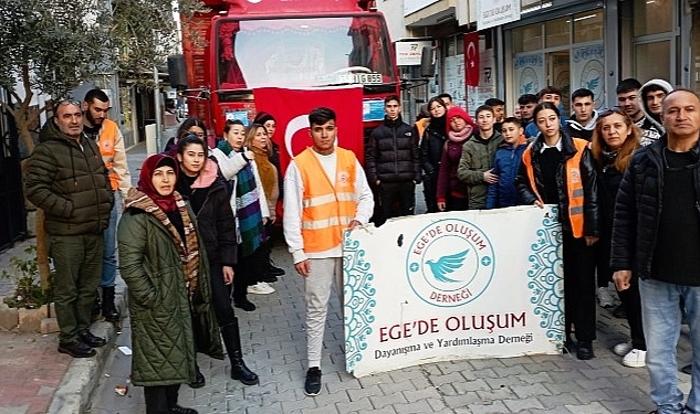 Egede Oluşum Derneği Depremzedeleri Yalnız Bırakmıyor