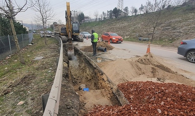 İzmit Yeşilova Köprülü Kavşak Projesi Kapsamında Altyapı Çalışmaları Başladı