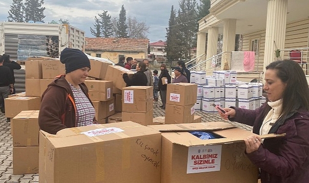 Efes Selçuk'tan Kadın Dayanışması: Filiz Ceritoğlu Sengel 8 Mart'ta Deprem Bölgesinde...