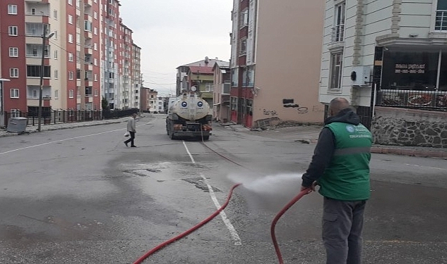 Canik'te Cadde ve Sokaklarda Yoğun Mesai