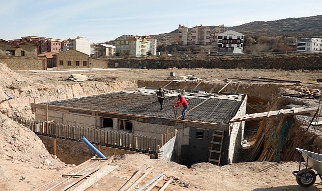 Nevşehir Millet Bahçesi'nde Çalışmalar Sürüyor