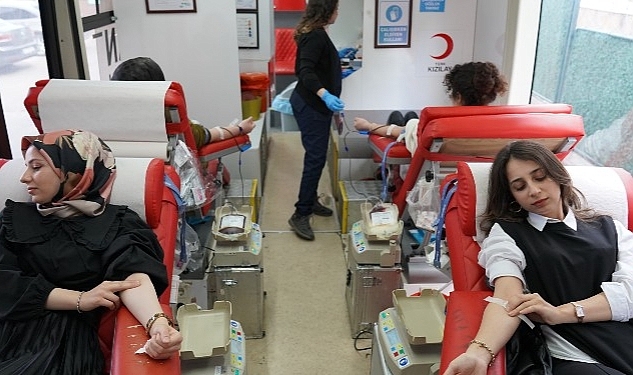 Birevim'den depremzedeler için kan bağışı