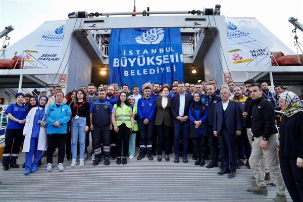 Akşener ve İmamoğlu, Hatay’da depremzedelerle bir araya geldi