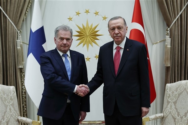 Cumhurbaşkanı Erdoğan, Finlandiya Cumhurbaşkanı Niinistö ile görüştü