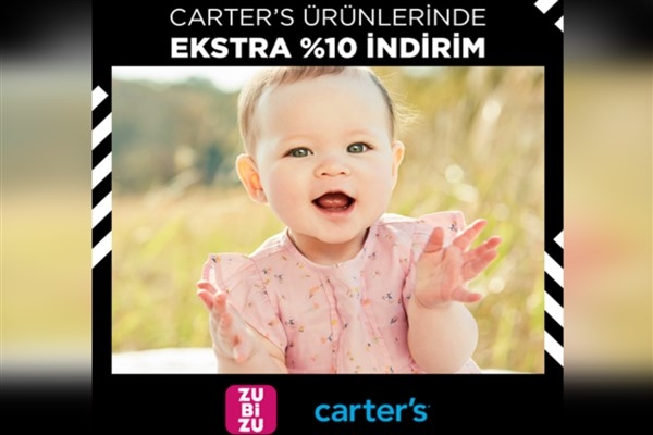 Carter’s yüzde 10 indirim fırsatıyla ZUBİZU’da