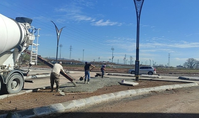 Kartepe Asiller Caddesinde son rötuşlar