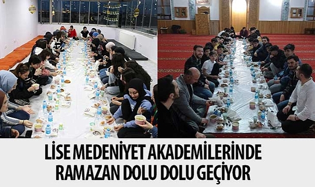 Lise Medeniyet Akademilerinde Ramazan Dolu Dolu Geçiyor