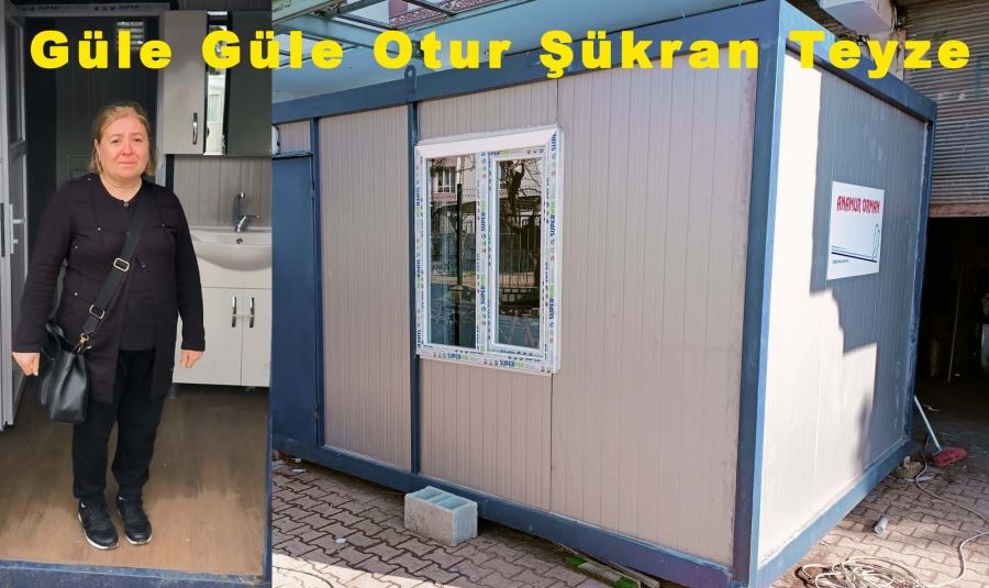 Anamur Orman İşletme Müdürlüğünün Köklerinde Sanat Var Konteyneri Depremzede Sahibine Ulaştı