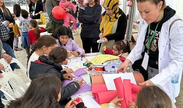 Gemlik konteyner kentte çocuklara bilim şenliği morali