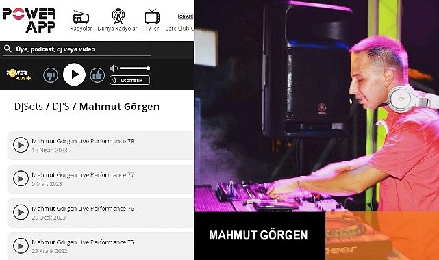 Ünlü DJ Mahmut Görgen'in Yeni Türkçe Seti PowerApp Dj Cast'te!