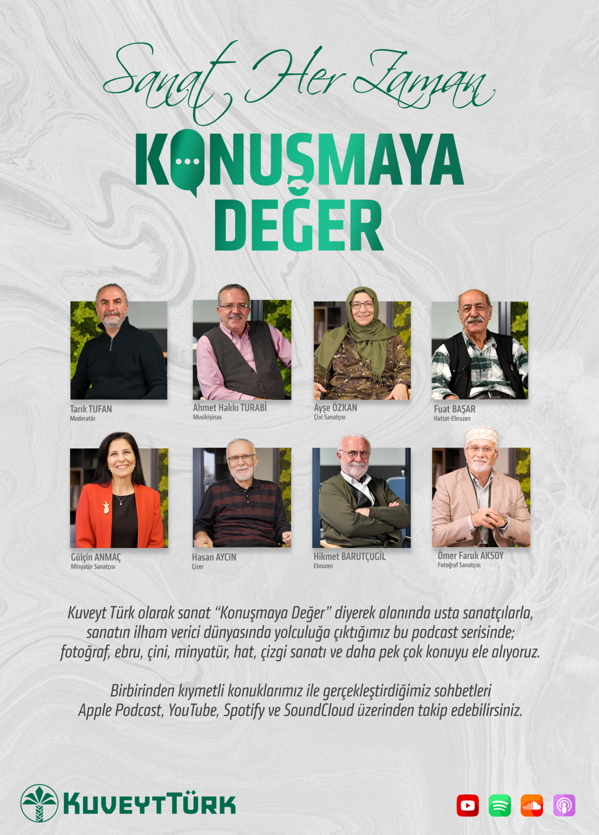 ‘Konuşmaya Değer’ podcast serisi Dünya Sanat Günü’nde yayında!