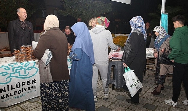 Nilüfer Belediyesi'nden kandil simidi ikramı