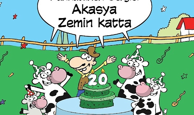 Sütaş Çiftliği Karikatürleri Sergisi,   18-24 Nisan tarihleri arasında Akasya'da