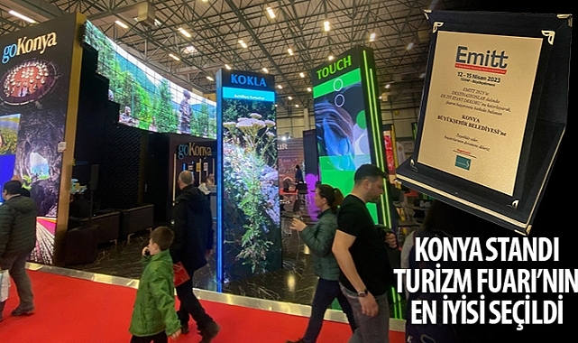 Konya Standı Turizm Fuarı'nın En İyisi Seçildi