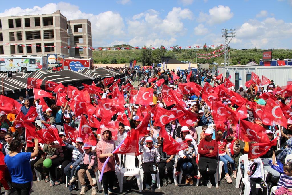 23 NİSAN’DA HATAYLI ÇOCUKLARI UNUTULMADI