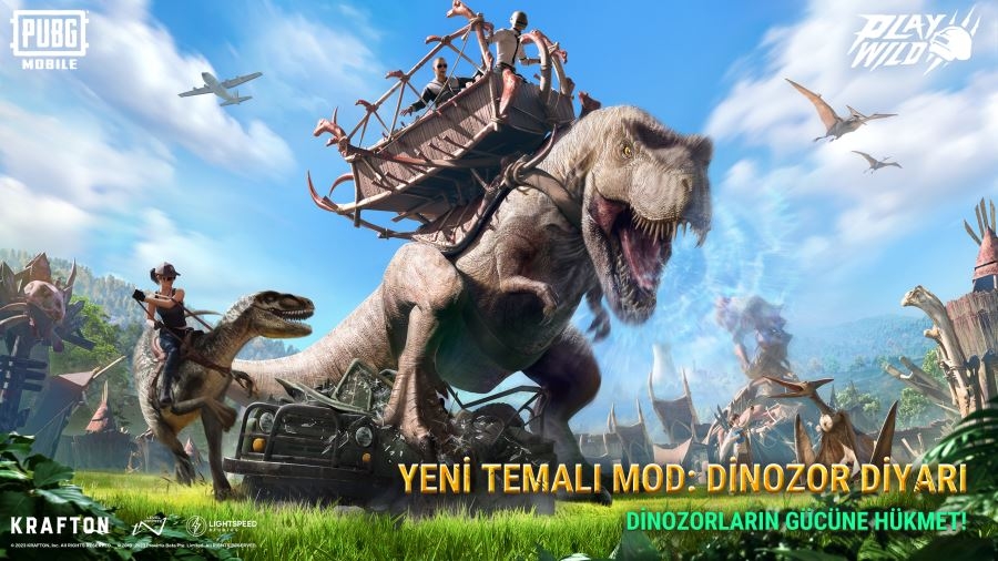 PUBG MOBILE, 2.6 Güncellemesi ile Dinozor Çağına Giriyor