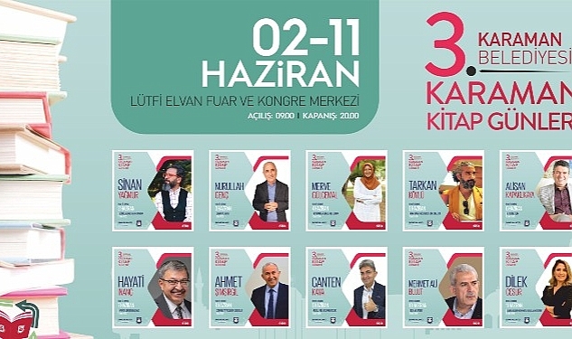 Karaman Belediyesi 3. Kitap Günleri Başlıyor