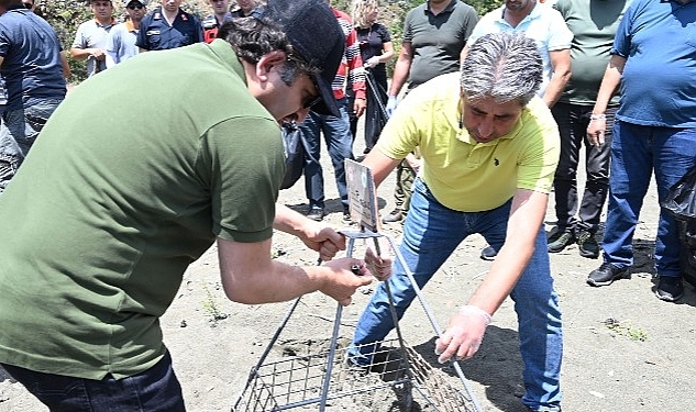 Kemer'de “Caretta caretta ilk yuva" etkinliği yapıldı