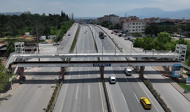 60 Evler yaya üstgeçidi tamamlanıyor