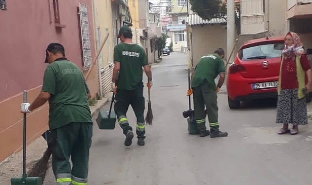 Konak'ın mahallelerinde yaz temizliği