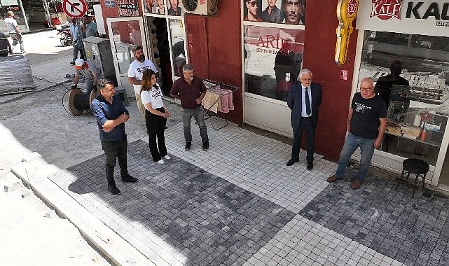 Ali Çetinkaya yayalaştırma projesinde sona gelindi