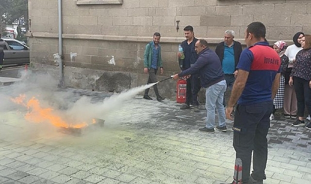 Nevşehir Belediyesi'nde iş sağlığı ve güvenliği eğitimi