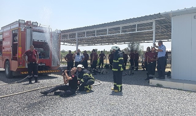 Konya Büyükşehir İtfaiyesi KKTC Genel Kuvvetler Komutanlığı İtfaiye Personeline Eğitim Verdi