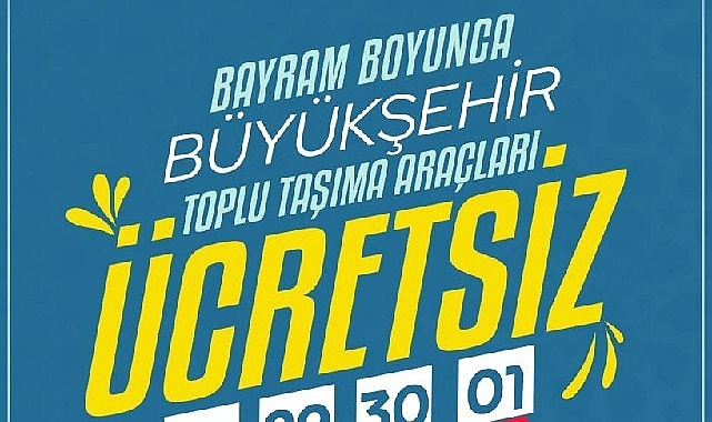 Kocaeli'de Bayramda 4 gün boyunca ücretsiz ulaşım