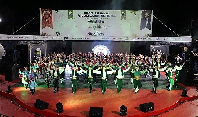 İnegöl Belediyesi Halk Dansları Topluluğundan Muhteşem Gece