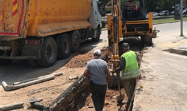 İZSU Balçova'da taşkın riskine karşı önlem alıyor