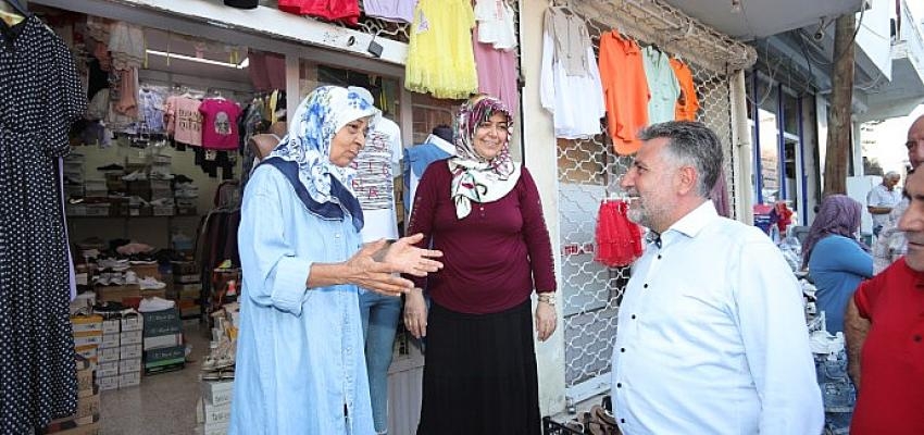 Başkan Sandal, mahalle gezilerine devam ediyor “İhtiyaç duyulan her yerdeyiz”