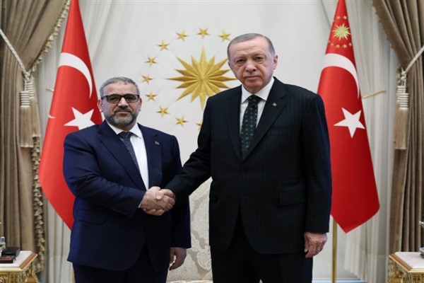 Cumhurbaşkanı Erdoğan, Libya Yüksek Devlet Konseyi Başkanı Mişri