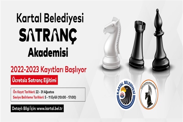 Kartal Belediyesi Satranç Akademisi kayıtları başlıyor