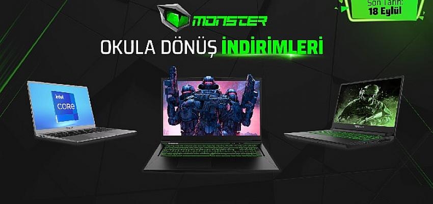 Okul dönemine güçlü bir başlangıç yapmak isteyenlere Monster Notebook’tan Okula Dönüş kampanyası!