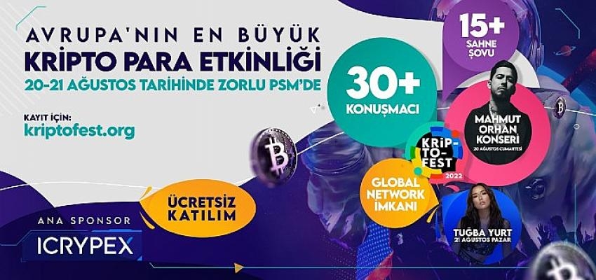 Tuğba Yurt ve Mahmut Orhan Kripto Fest’te Sevenleriyle Buluşacak!