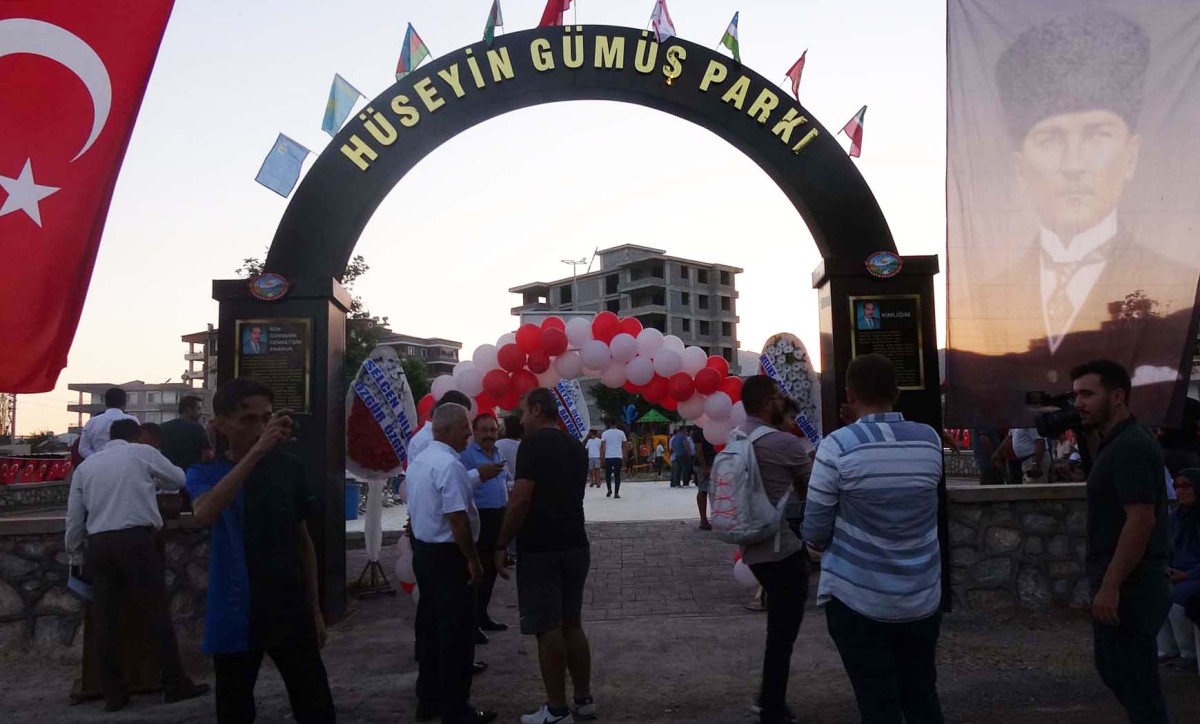 Hüseyin Gümüş Parkı Törenle Açıldı