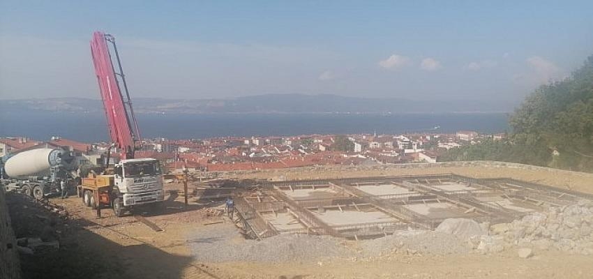 Karamürsel Millet Bahçesi’nin restoran binasının temeli atıldı