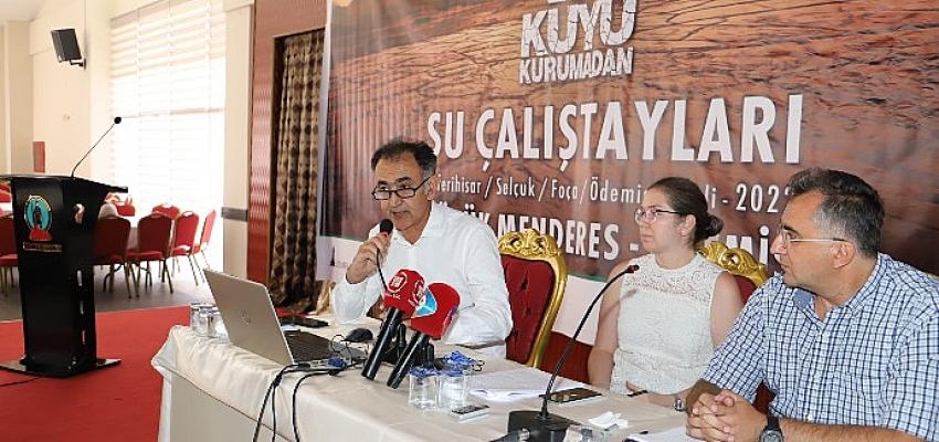 Ödemiş’te Düzenlenen Küçük Menderes Su Çalıştayı’na Üreticiler Yoğun İlgisi Gösterdi