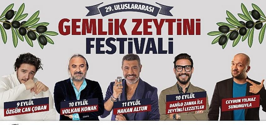 29. Uluslararası Gemlik Zeytini Festivali başlıyor