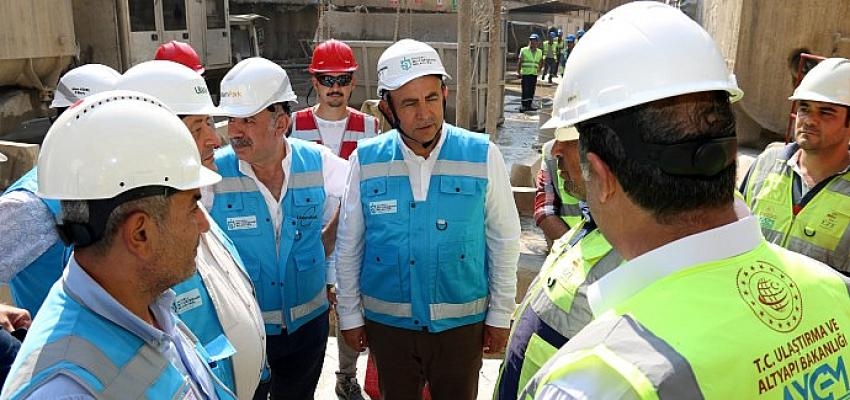 Genel Sekreter Gündoğdu, Gebze Darıca Metrosunu inceledi