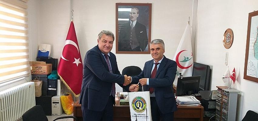 Malkara Belediye Başkan Vekili Mustafa Özer İlçe Sağlık Müdürü Dr. Refet Çeviker’e Ziyaret Gerçekleştirdi